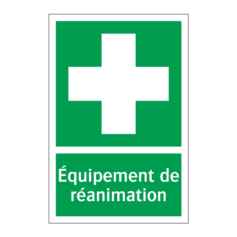 Équipement de réanimation
