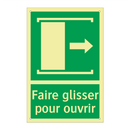 Faire glisser pour ouvrir