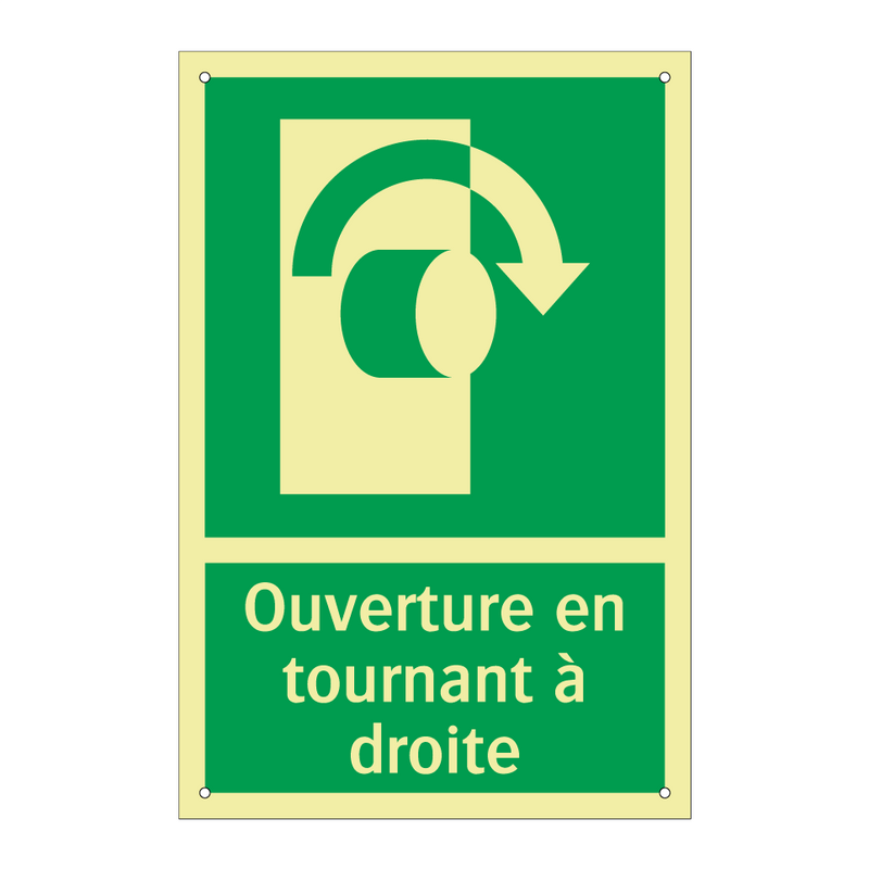 Ouverture en tournant à droite
