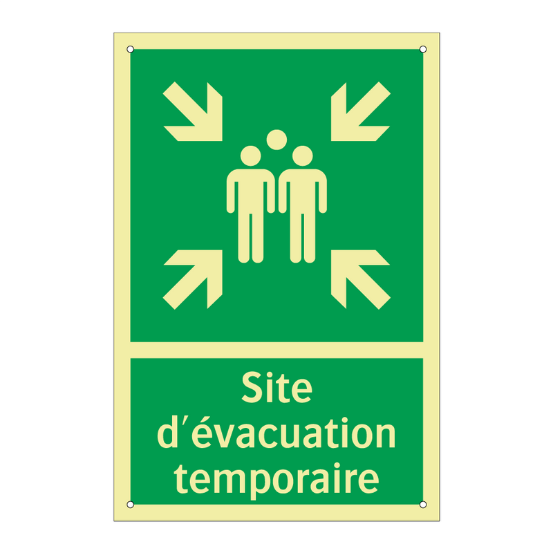 Site d'évacuation temporaire