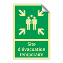 Site d'évacuation temporaire