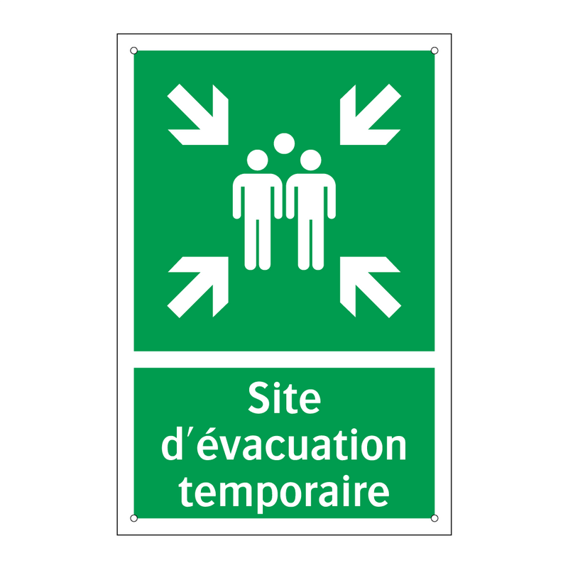 Site d'évacuation temporaire