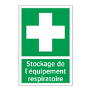 Stockage de l'équipement respiratoire