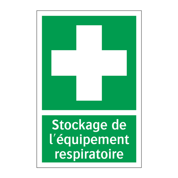 Stockage de l'équipement respiratoire