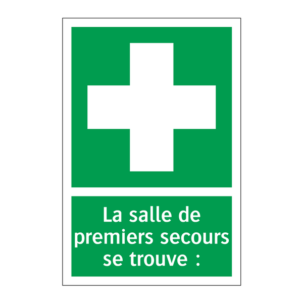 La salle de premiers secours se trouve :