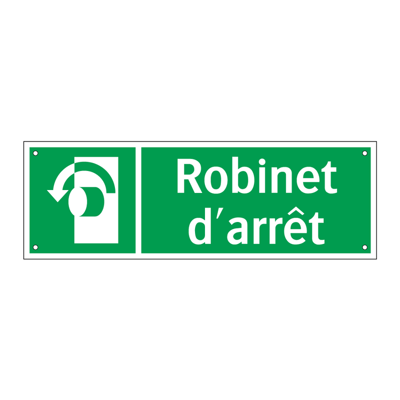 Robinet d'arrêt