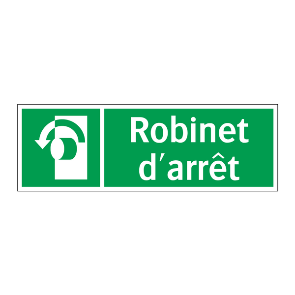 Robinet d'arrêt