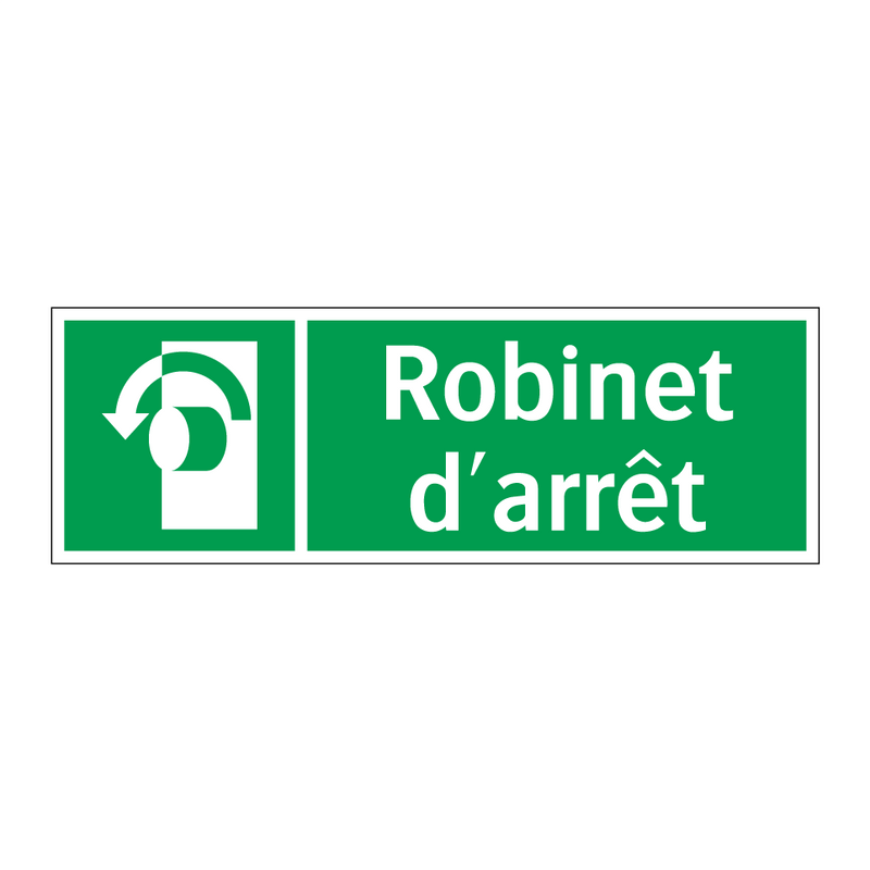Robinet d'arrêt