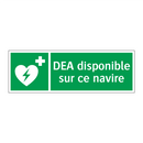 DEA disponible sur ce navire