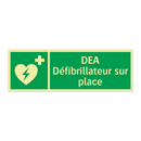 DEA Défibrillateur sur place