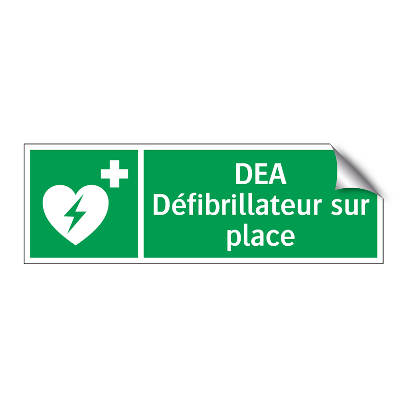 DEA Défibrillateur sur place