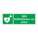 DEA Défibrillateur sur place
