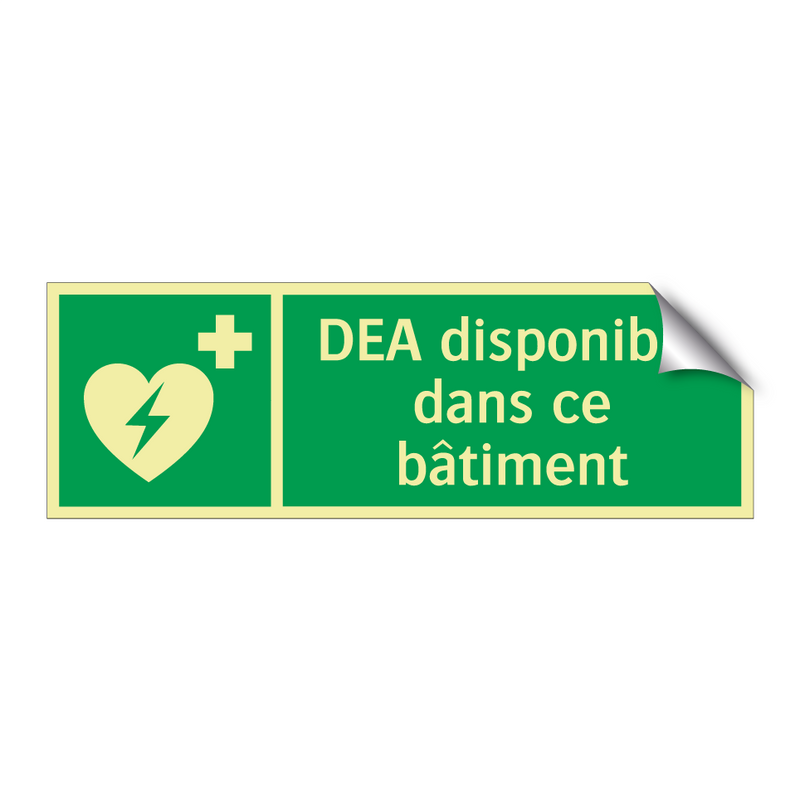 DEA disponible dans ce bâtiment