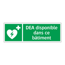DEA disponible dans ce bâtiment