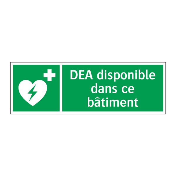 DEA disponible dans ce bâtiment