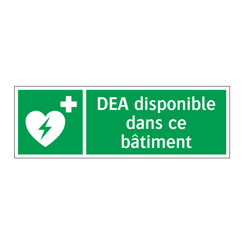 DEA disponible dans ce bâtiment