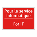 Pour le service informatique - For IT