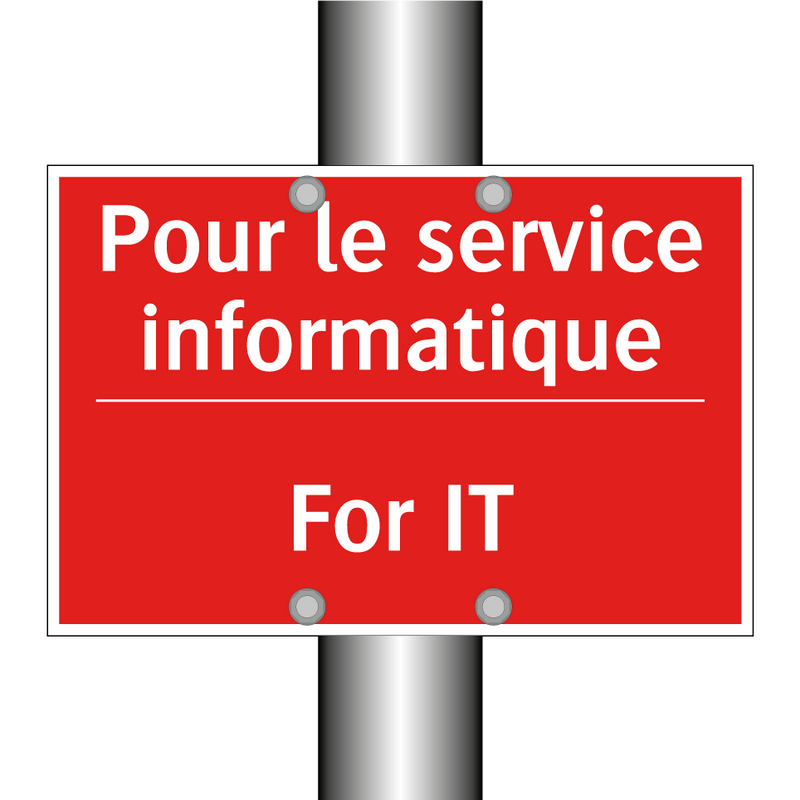 Pour le service informatique - For IT