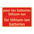 pour les batteries lithium-ion - for lithium-ion batteries