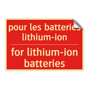pour les batteries lithium-ion - for lithium-ion batteries