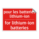 pour les batteries lithium-ion - for lithium-ion batteries