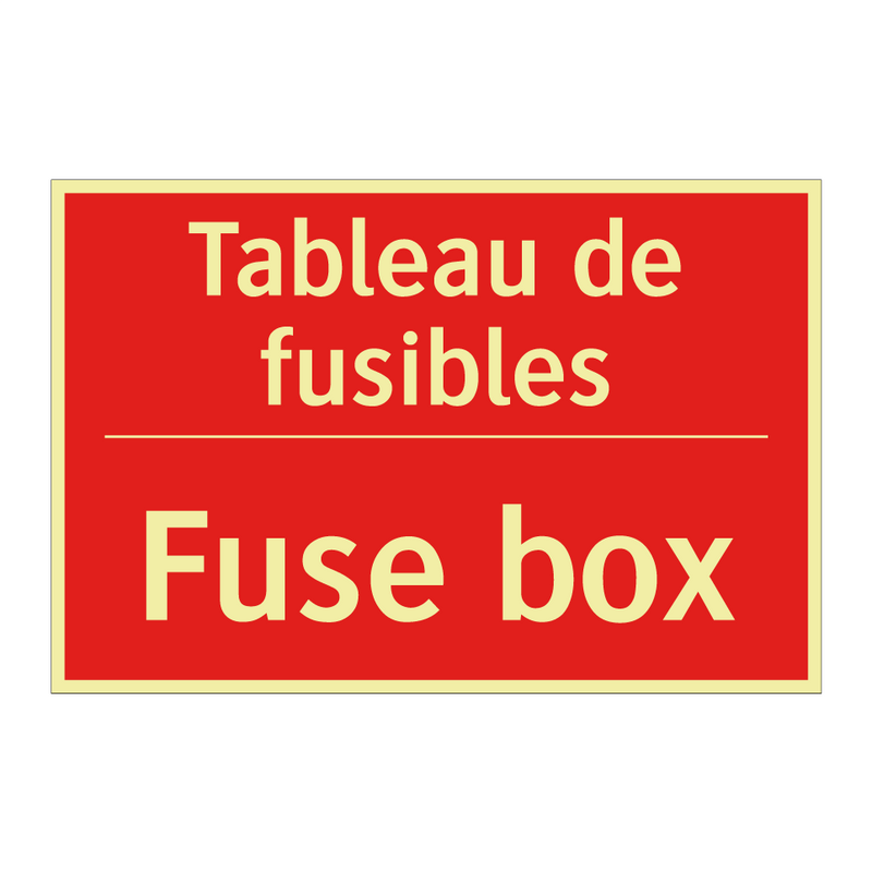 Tableau de fusibles - Fuse box