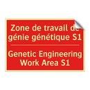 Zone de travail de génie génétique /.../ - Genetic Engineering Work Area /.../