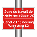 Zone de travail de génie génétique /.../ - Genetic Engineering Work Area /.../