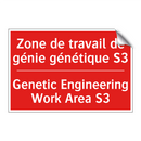 Zone de travail de génie génétique /.../ - Genetic Engineering Work Area /.../