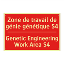 Zone de travail de génie génétique /.../ - Genetic Engineering Work Area /.../