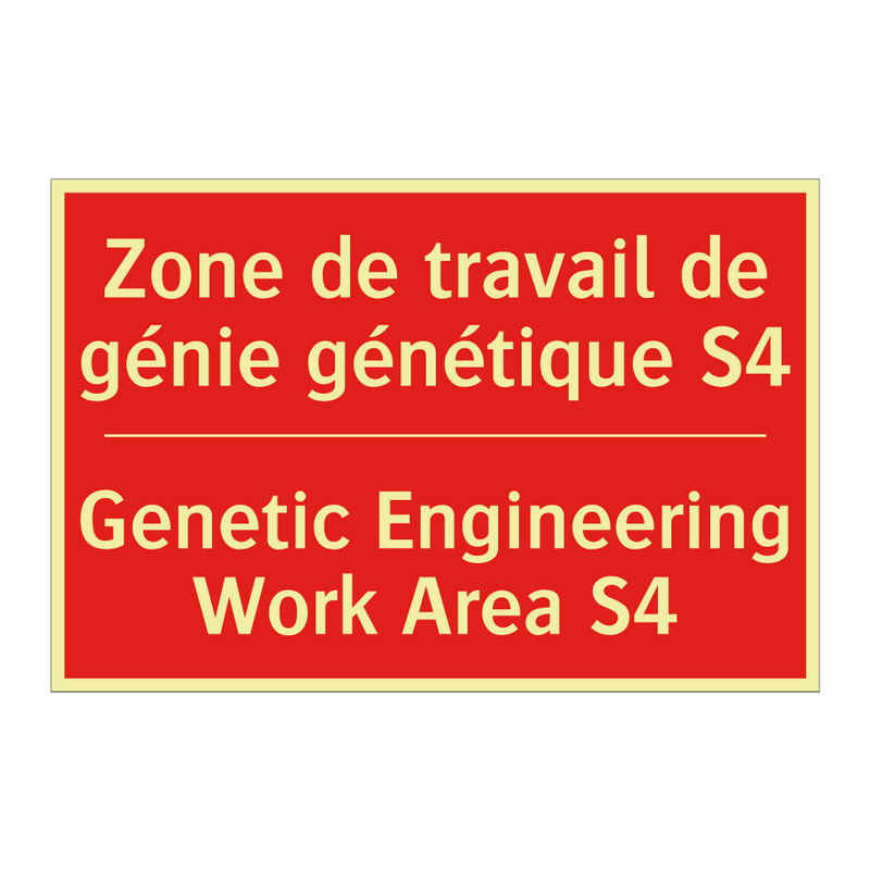Zone de travail de génie génétique /.../ - Genetic Engineering Work Area /.../