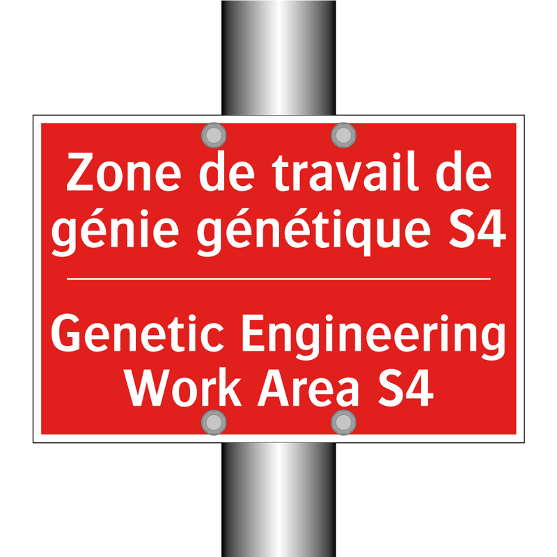 Zone de travail de génie génétique /.../ - Genetic Engineering Work Area /.../