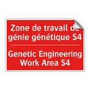 Zone de travail de génie génétique /.../ - Genetic Engineering Work Area /.../