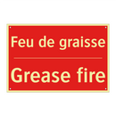 Feu de graisse - Grease fire