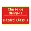 Classe de danger I - Hazard Class I