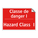 Classe de danger I - Hazard Class I