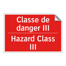 Classe de danger III - Hazard Class III