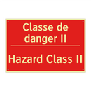 Classe de danger II - Hazard Class II