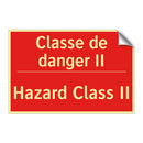 Classe de danger II - Hazard Class II