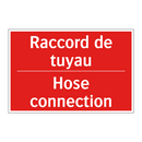 Raccord de tuyau - Hose connection