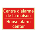 Centre d'alarme de la maison - House alarm center