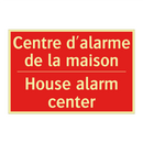 Centre d'alarme de la maison - House alarm center