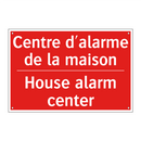 Centre d'alarme de la maison - House alarm center