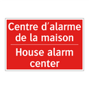 Centre d'alarme de la maison - House alarm center