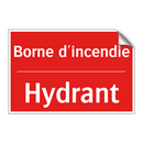 Borne d'incendie - Hydrant