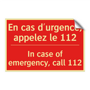 En cas d'urgence, appelez le 112 /.../ - In case of emergency, call 112