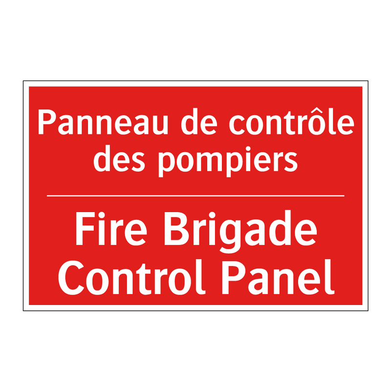 Panneau de contrôle des pompiers /.../ - Fire Brigade Control Panel