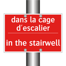 dans la cage d'escalier - in the stairwell