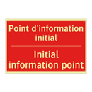 Point d'information initial - Initial information point