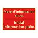 Point d'information initial - Initial information point